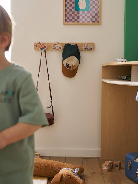 Patère 4 crochets ENGINS multicolore 3 - vertbaudet enfant 
