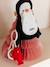 Doudou plat pingouin personnalisable et hochet BANQUISE blanc 1 - vertbaudet enfant 