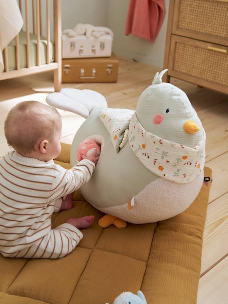 Grande peluche d'activités oiseau SAVANIA vert 3 - vertbaudet enfant 