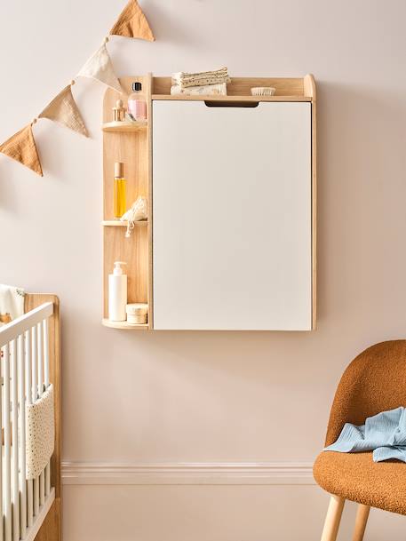 Table à langer murale avec rangement bois 3 - vertbaudet enfant 