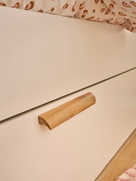 Lit enfant 90x190cm avec rangements + table de chevet réversible Japi blanc 9 - vertbaudet enfant 