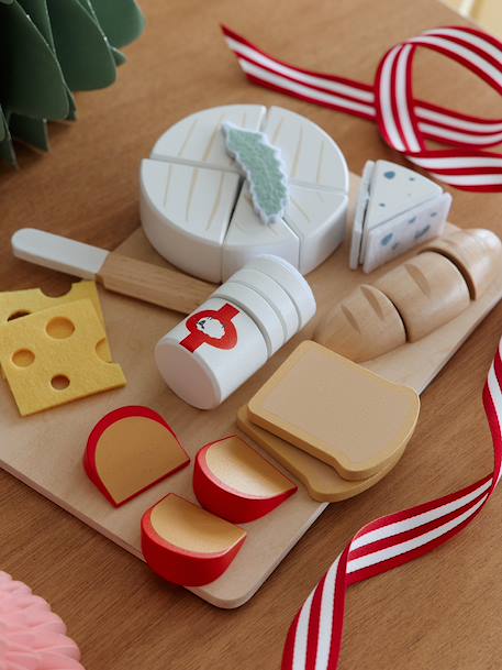 Plateau de fromages en feutrine et bois FSC® bois 1 - vertbaudet enfant 