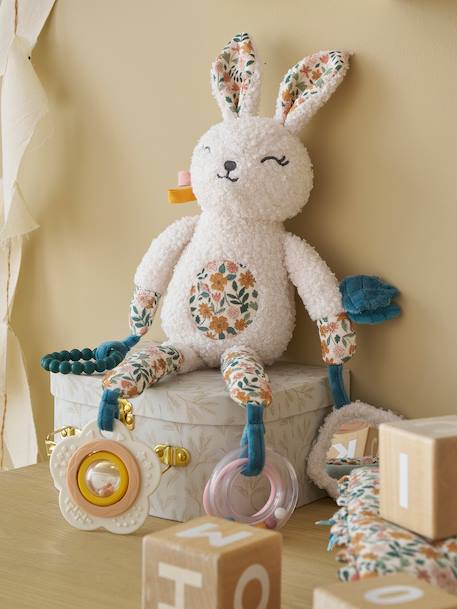 Peluche d'activités à suspendre RETRO FLOWER jaune 2 - vertbaudet enfant 