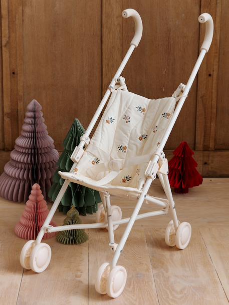 Grande poussette canne pour poupon Rétro Flower 1 - vertbaudet enfant 