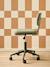 Chaise de bureau à roulettes enfant en velours écru+rose+vert 12 - vertbaudet enfant 