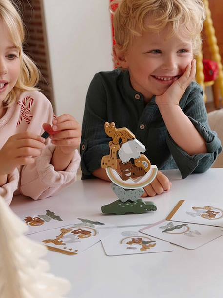 Jeu d'équilibre TANZANIE en bois FSC® marron 1 - vertbaudet enfant 