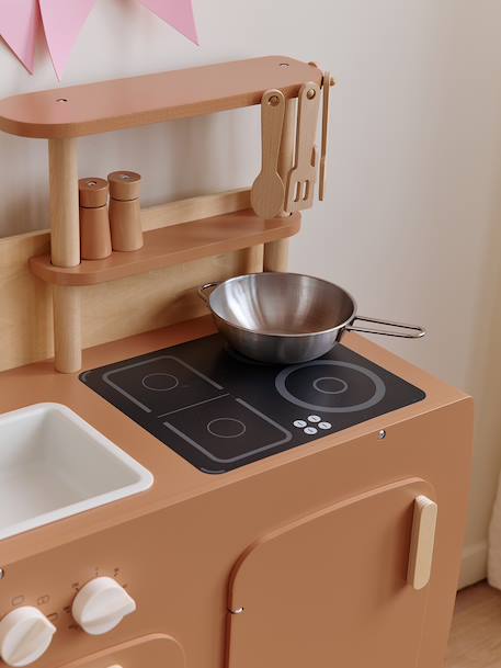 Cuisine en bois FSC® design caramel+vert 3 - vertbaudet enfant 