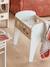 Lit poupon en bois FSC® blanc+bois 3 - vertbaudet enfant 