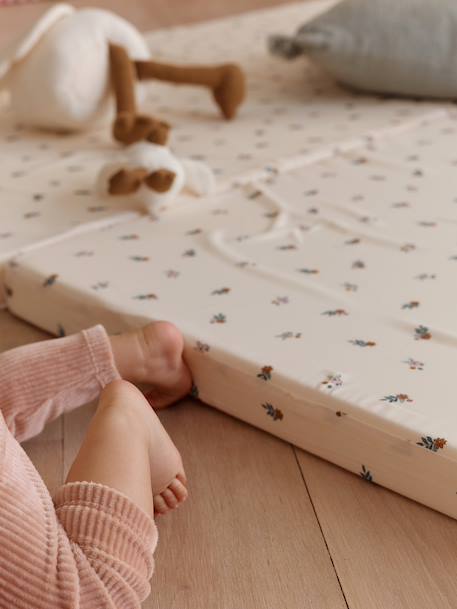 Tapis de motricité pliable et déhoussable babylon+Cœur fondant+dans les bois+Retro Flower 31 - vertbaudet enfant 
