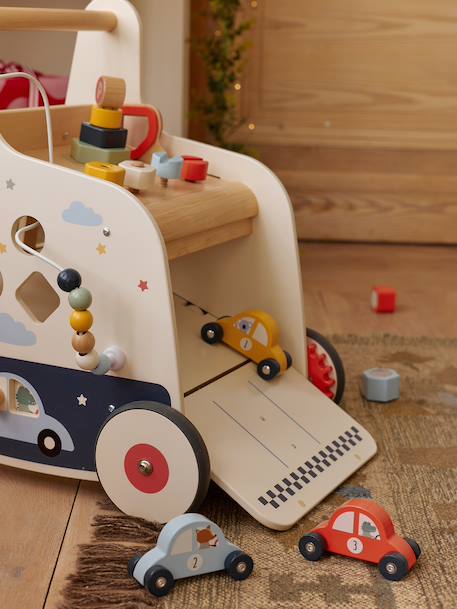 Chariot de marche bricolage et voitures en bois FSC® bois 3 - vertbaudet enfant 