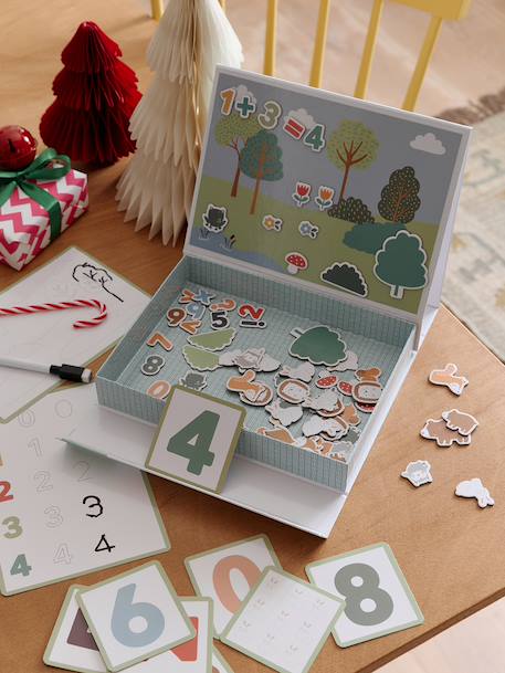 Jeu des chiffres magnétiques GREEN FOREST vert 1 - vertbaudet enfant 