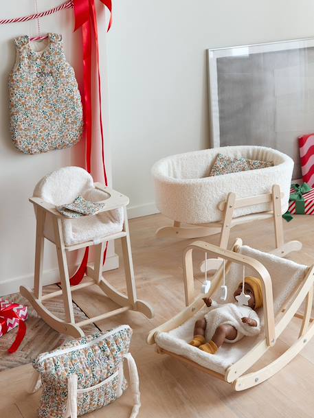Transat pour poupon en bois FSC® et sherpa bois 2 - vertbaudet enfant 