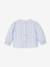 Blouse bébé broderie anglaise à volants blanc+bleu ciel+rose bonbon 12 - vertbaudet enfant 