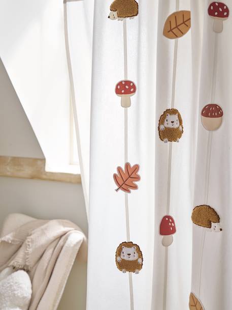 Rideau guirlande tube tamisant Hérisson beige 2 - vertbaudet enfant 