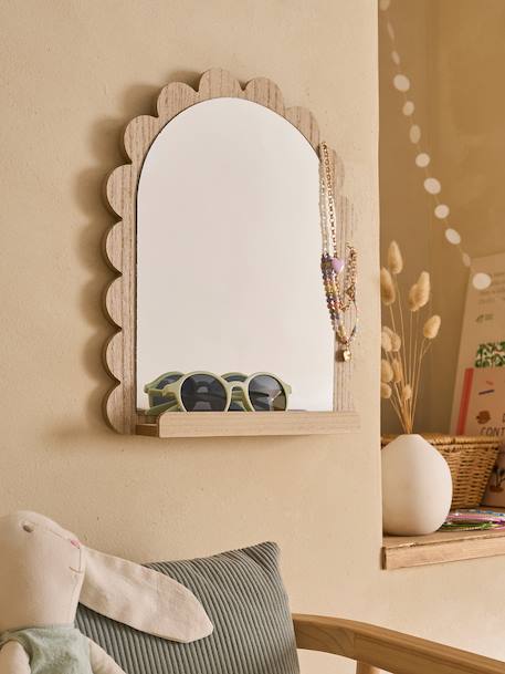 Miroir avec tablette FESTON beige 1 - vertbaudet enfant 