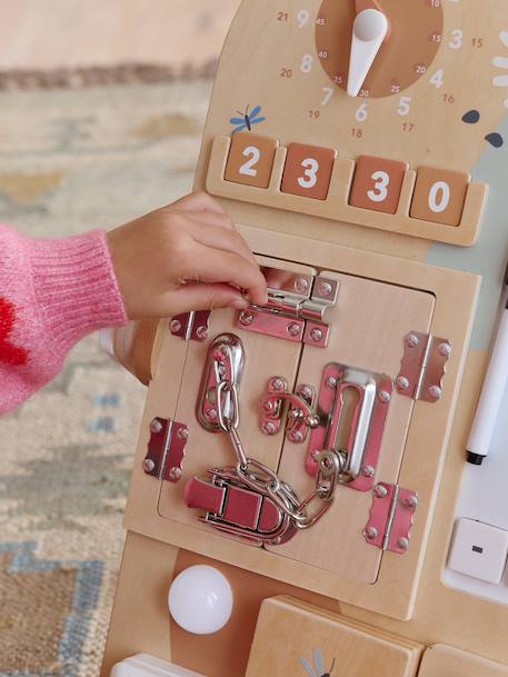 Planche d'apprentissage multi activités en bois FSC® bois 3 - vertbaudet enfant 