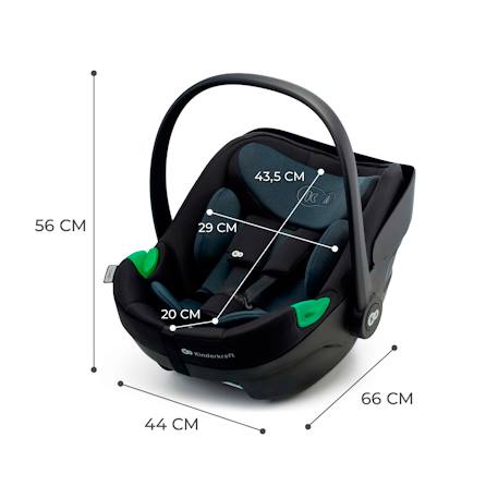 Siège auto multifonction - transat et siège réglable Bleu+Gris+Noir 18 - vertbaudet enfant 
