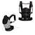 Porte-Bébé Ergonomique Kinderkraft HUGGY avec Position en M Certifiée IHDI, Panneau Réglable et Capuche Amovible Noir 6 - vertbaudet enfant 