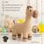 Grande peluche siège d’appoint cheval Dark and light brown 3 - vertbaudet enfant 