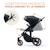 Poussette évolutive 2 en 1 suspension améliorée pour enfants à 22 kg Beige / sand dune+Gris noir+Velvet mocca+Venezian black+Vert foncé 10 - vertbaudet enfant 