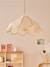 Abat-jour fleur en tissu pour suspension écru 2 - vertbaudet enfant 