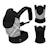 Porte-Bébé Ergonomique Kinderkraft HUGGY avec Position en M Certifiée IHDI, Panneau Réglable et Capuche Amovible Noir 4 - vertbaudet enfant 
