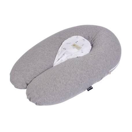 Coussin d'allaitement et de grossesse 3en1 multirelax Gris chiné lapins+Lapins 4 - vertbaudet enfant 