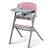 Chaise Haute Évolutive Kinderkraft LIVY 3 en 1 avec Assise Réglable, Repose-Pieds Ajustable et Design Ergonomique Gris+Rose 7 - vertbaudet enfant 