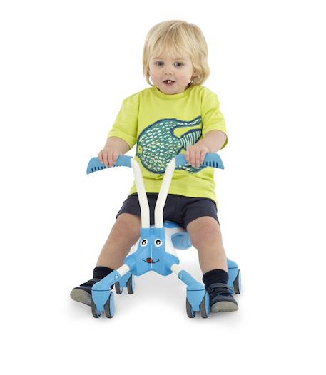 Porteur enfant pliable 4 roues scramblebug tide plastique Bleu - blanc 6 - vertbaudet enfant 