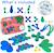 Crew pack (bleu/vert) clixo - jeu de construction magnétique, flexible, durable et imaginatif – 30 pièces – dès 4 ans Bleu 2 - vertbaudet enfant 
