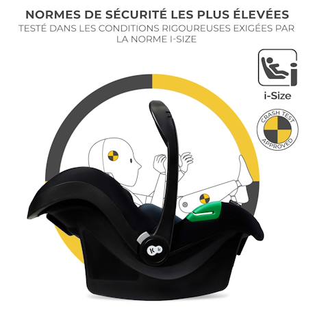 Siège auto i-size naissance avec protections renforcées Black+Grey 11 - vertbaudet enfant 