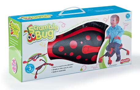 Porteur enfant pliable 4 roues scramblebug beetle plastique Noir - rouge 6 - vertbaudet enfant 