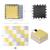 Tapis de jeu puzzle pour enfants - mousse douce et antidérapante Jaune+Noir 6 - vertbaudet enfant 