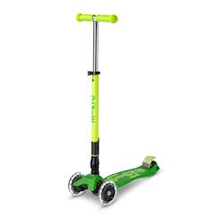 Jouet-Jeux de plein air-Trottinette enfant maxi micro deluxe pliable néon  led