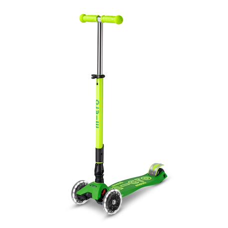 Trottinette enfant maxi micro deluxe pliable néon  led Orange+Rose+Vert 5 - vertbaudet enfant 