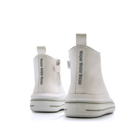 Sneakers filles synthétique lacets Blanc 3 - vertbaudet enfant 