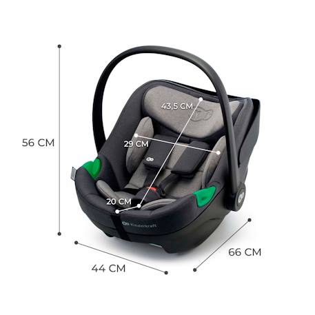 Siège auto multifonction - transat et siège réglable Bleu+Gris+Noir 12 - vertbaudet enfant 