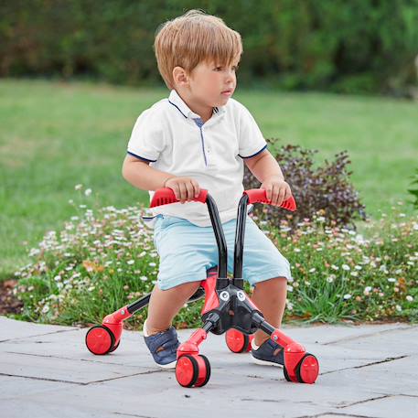 Porteur enfant pliable 4 roues scramblebug beetle plastique Noir - rouge 2 - vertbaudet enfant 