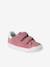 Baskets enfant fille cuir à scratchs bordeaux+or+rose 12 - vertbaudet enfant 