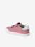Baskets enfant fille cuir à scratchs bordeaux+or+rose 14 - vertbaudet enfant 