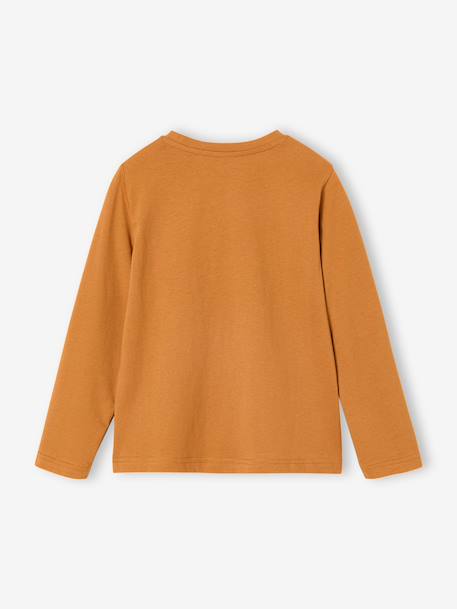Lot de 3 t-shirts garçon blanc+caramel 13 - vertbaudet enfant 