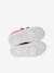 Baskets enfant fille cuir à scratchs bordeaux+or+rose 16 - vertbaudet enfant 