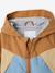Blouson coupe-vent bébé garçon colorblock caramel+vert d'eau 4 - vertbaudet enfant 