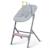Chaise haute 4 en 1 avec réglage de hauteur et transat Rose+vert 3 - vertbaudet enfant 