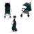 Poussette Parapluie TIK Légère 6,5 kg avec Position Allongée, Roues EVA Amorties et Pliage Compact Beige+Green+Grey+Marron 12 - vertbaudet enfant 