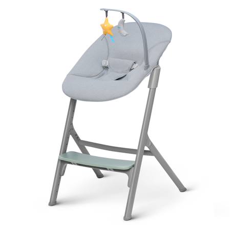 Chaise haute 4 en 1 avec réglage de hauteur et transat Rose+vert 10 - vertbaudet enfant 