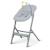 Chaise haute 4 en 1 avec réglage de hauteur et transat Rose+vert 10 - vertbaudet enfant 