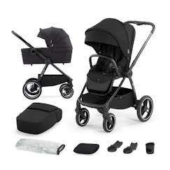 Puériculture-Poussette combinée 2 en 1 avec suspension et protection upf50+