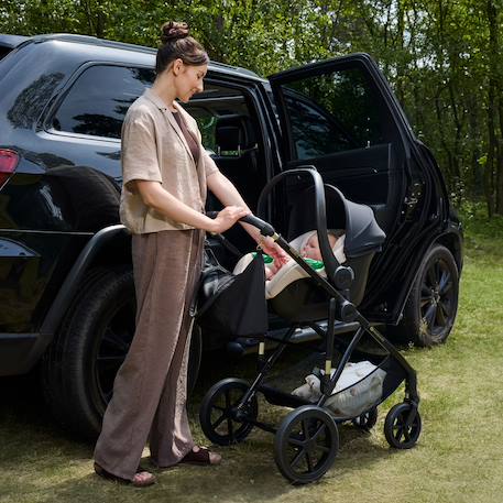 Siège Auto Bébé Kinderkraft MINK PRO 2 i-Size avec H-GUARD+, SPS+, EASY GROW, Coque Ventilée et Harnais 5 Points Noir et gris 3 - vertbaudet enfant 
