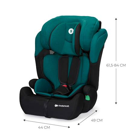 Siège Auto COMFORT UP 9-36 kg avec appui-tête réglable, protections latérales et harnais 5 points ECE R44/04 Green+Grey+Pink 6 - vertbaudet enfant 